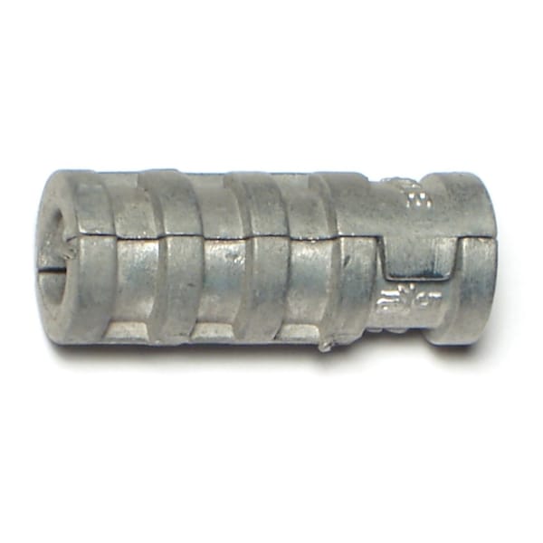 Short Lag Shield, 1/4" Dia, Alloy Steel Zinc Plated, 50 PK